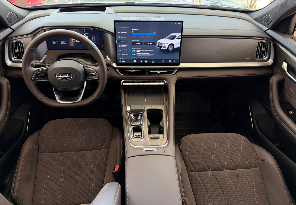 Geely Monjaro Flagship, зеленый