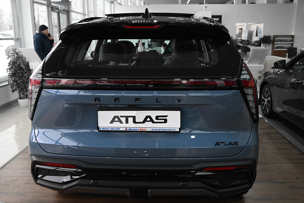 Geely Atlas Флагман, голубой