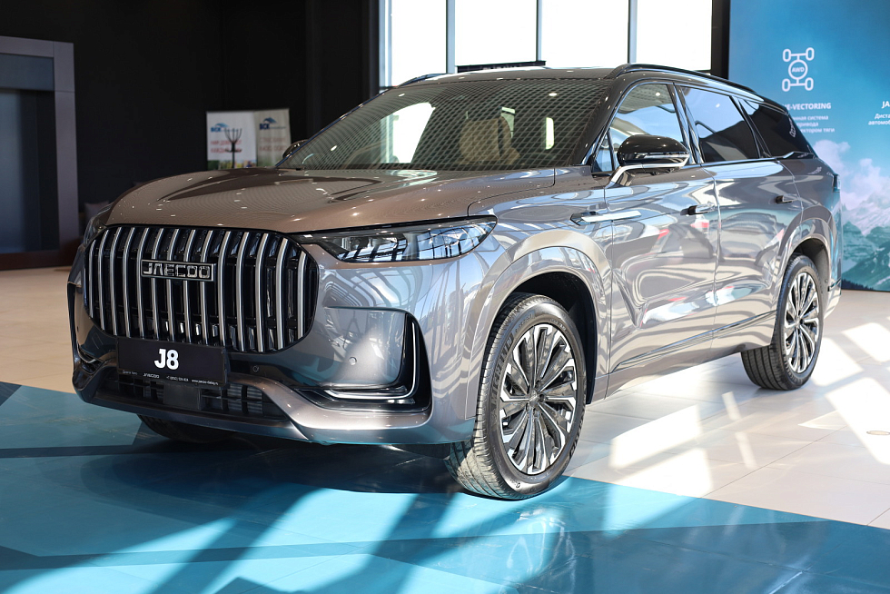 Jaecoo J8 Престиж +, серый