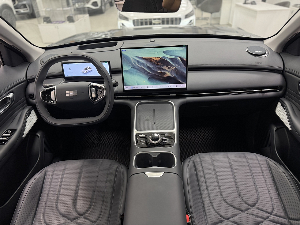 Geely EX5 EM-i Max, серый