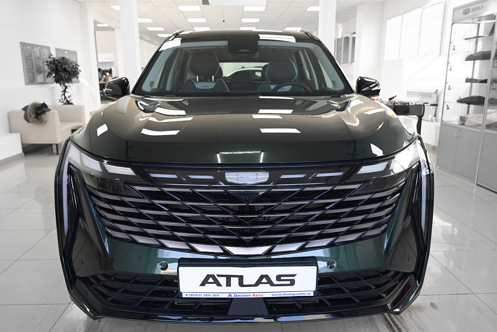 Geely Atlas Люкс, зеленый