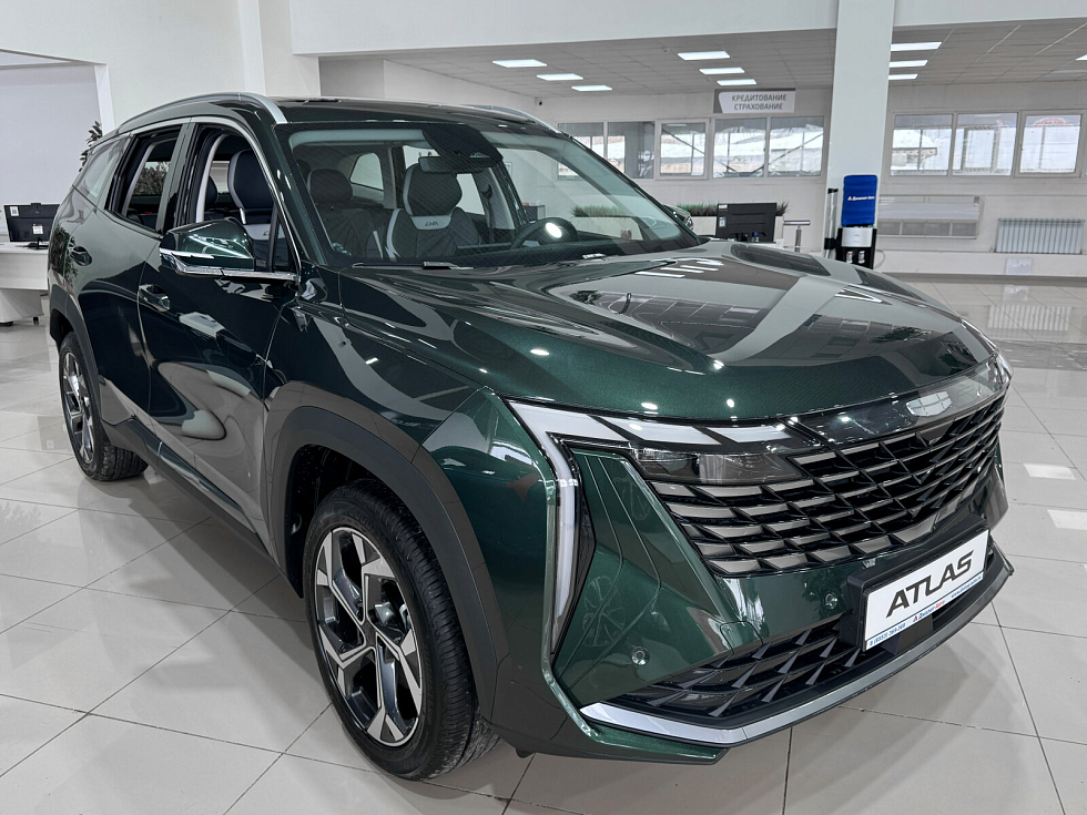 Geely Atlas Luxury, зеленый