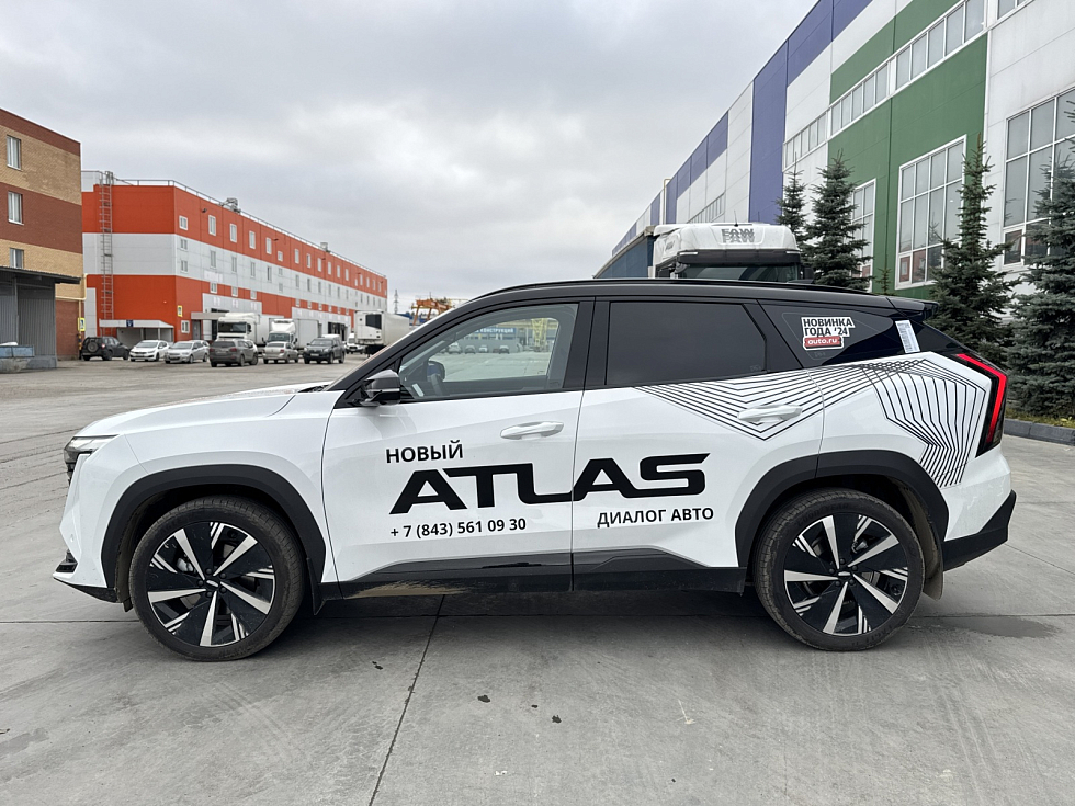 Geely Atlas Flagship, белый
