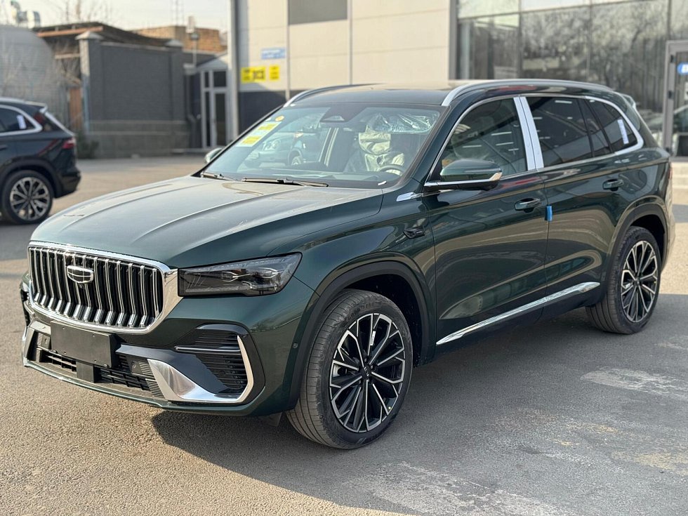 Geely Monjaro Flagship, зеленый