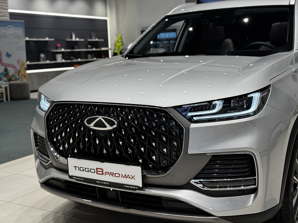 Chery Tiggo 8 Pro Max Ultimate 4WD, серебряный