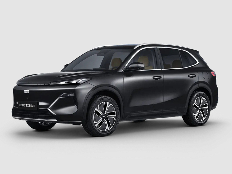 Geely EX5 Гибрид Макс EM-R, черный