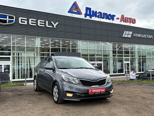 Kia Rio, 2016 года, пробег 121646 км