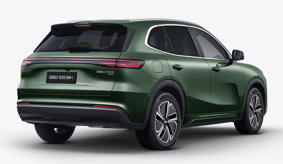 Geely EX5 EM-i Max, зеленый