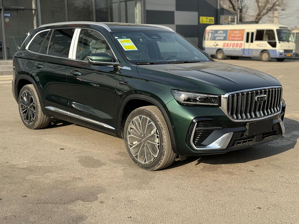 Geely Monjaro Flagship, зеленый