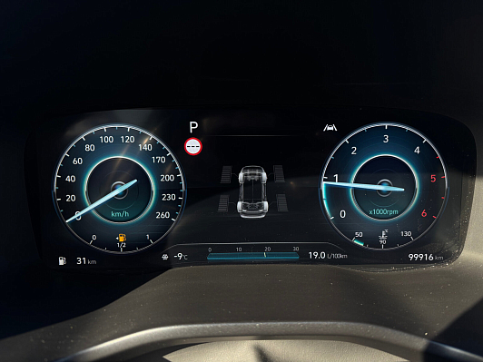 Hyundai Santa Fe Prestige, 2022 года, пробег 99644 км