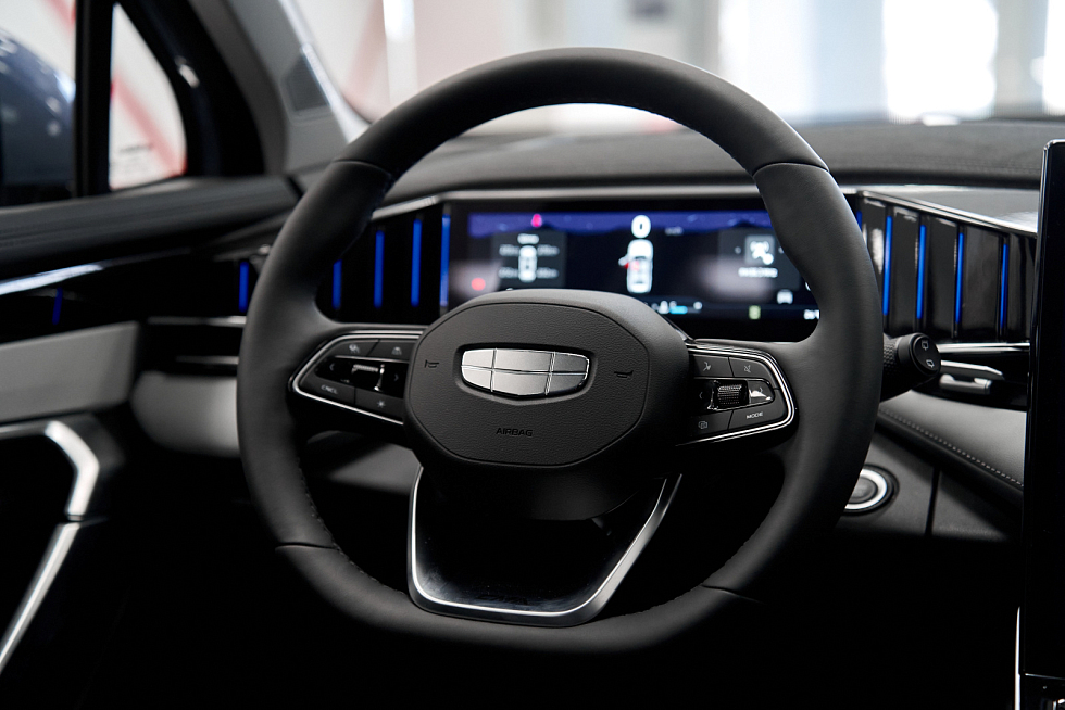 Geely Atlas Flagship Sport, голубой