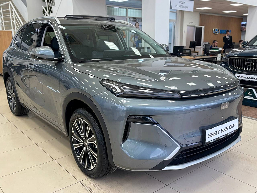 Geely EX5 Гибрид Макс EM-R, серый