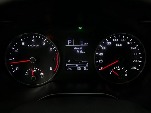 Kia Rio, 2018 года, пробег 159053 км