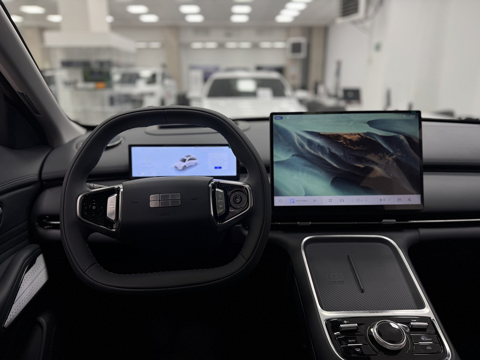 Geely EX5 EM-i Max, серый