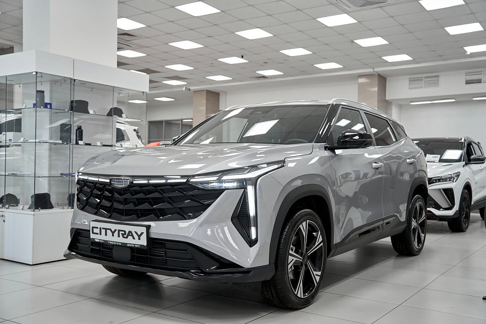 Geely Cityray Флагман, серебряный
