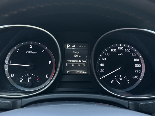 Hyundai Santa Fe, 2017 года, пробег 167000 км