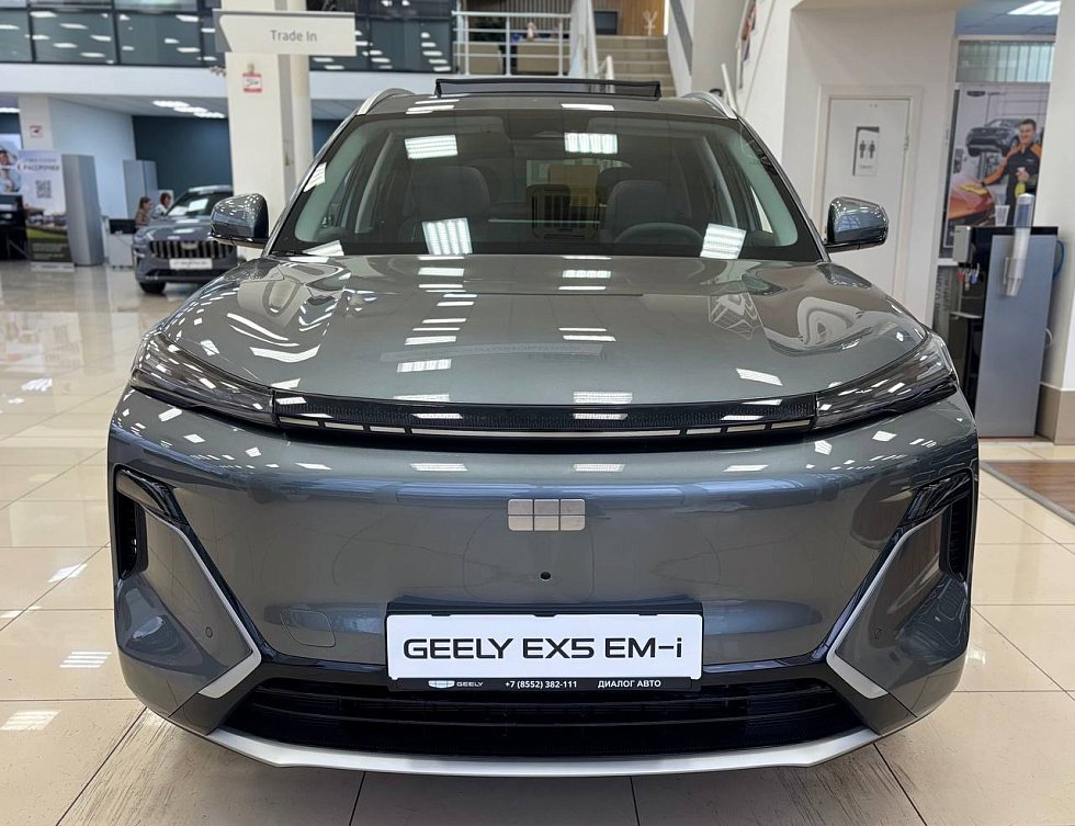 Geely EX5 Гибрид Макс EM-i, серый