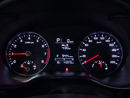 Kia Rio Luxe RED Line, 2017 года, пробег 143070 км
