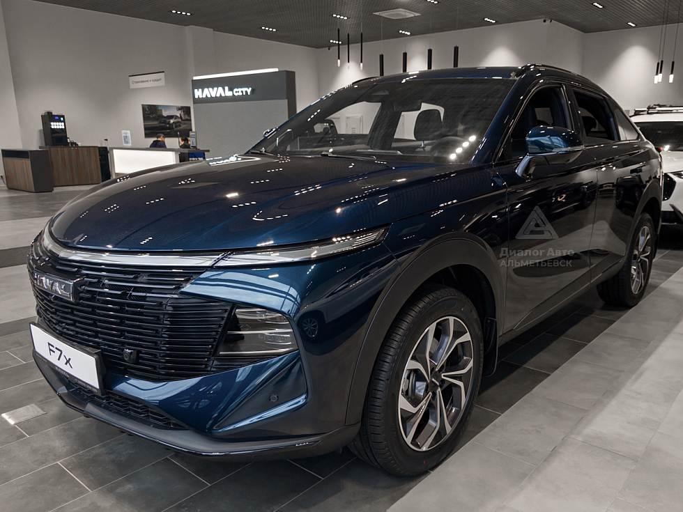 Haval F7x Техно +, синий