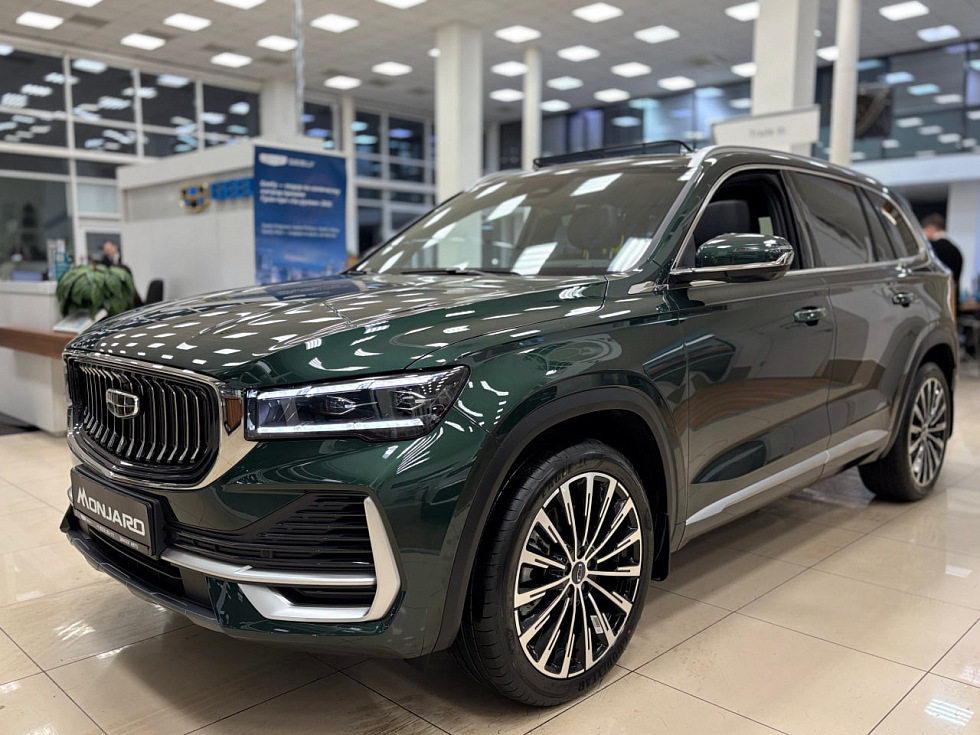 Geely Monjaro Flagship SE, зеленый