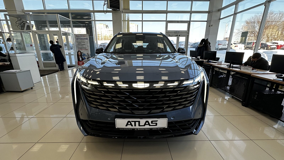 Geely Atlas Flagship Sport, серый