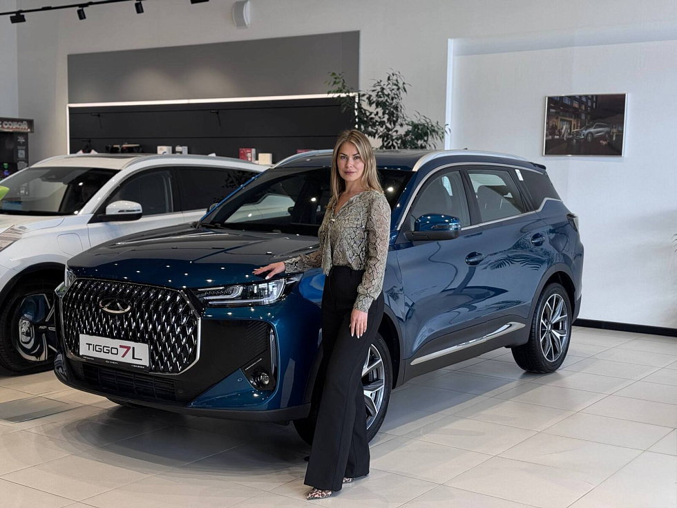 Chery Tiggo 7L Active, синий