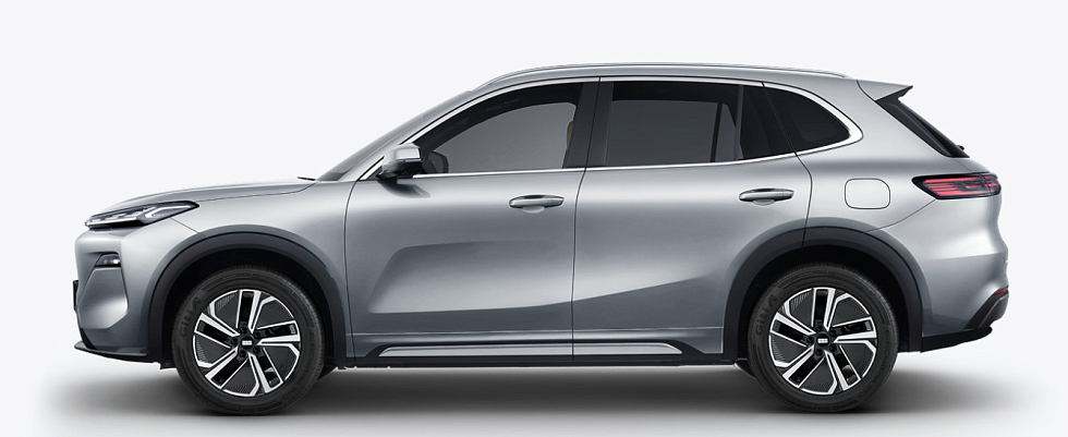 Geely EX5 EM-i Max, серебряный