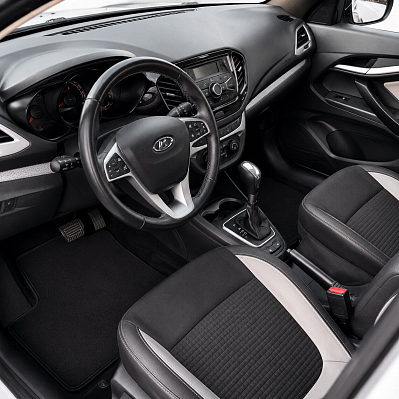 Lada (ВАЗ) Vesta Black, 2020 года, пробег 59059 км