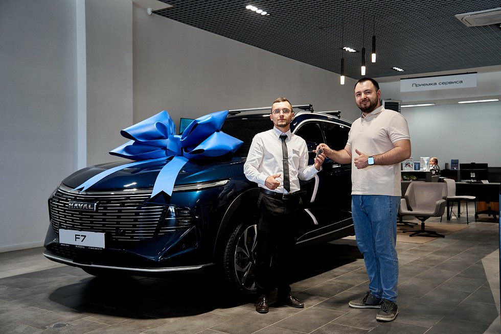Haval F7 Оптимум (2026), голубой