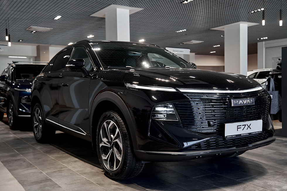Haval F7x Premium, голубой