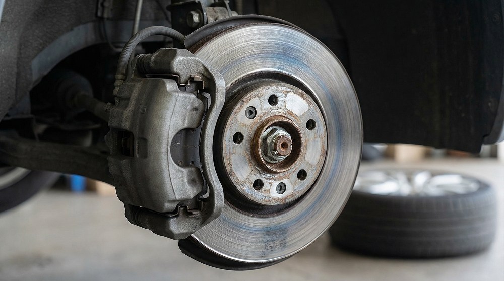 Замена задних тормозных дисков — фото