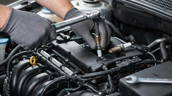 Замена свечей зажигания — фото